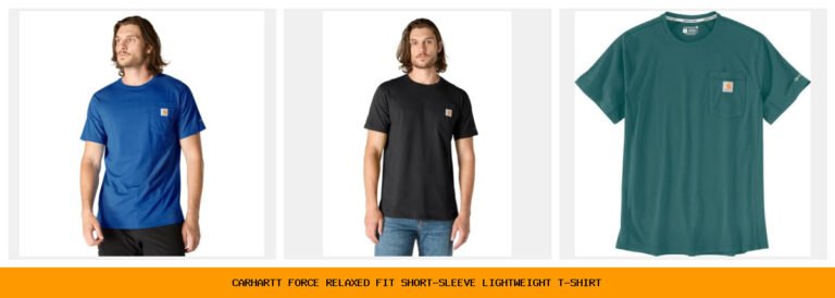 carhartt force relaxed fit short-sleeve lightweight t-shirt