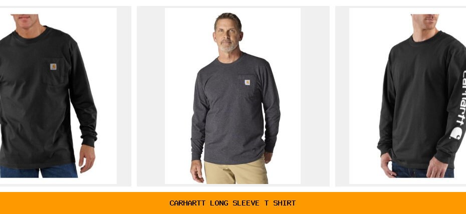 carhartt long sleeve t shirt