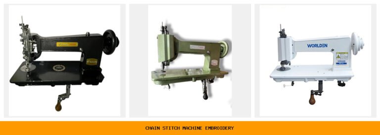 chain stitch machine embroidery