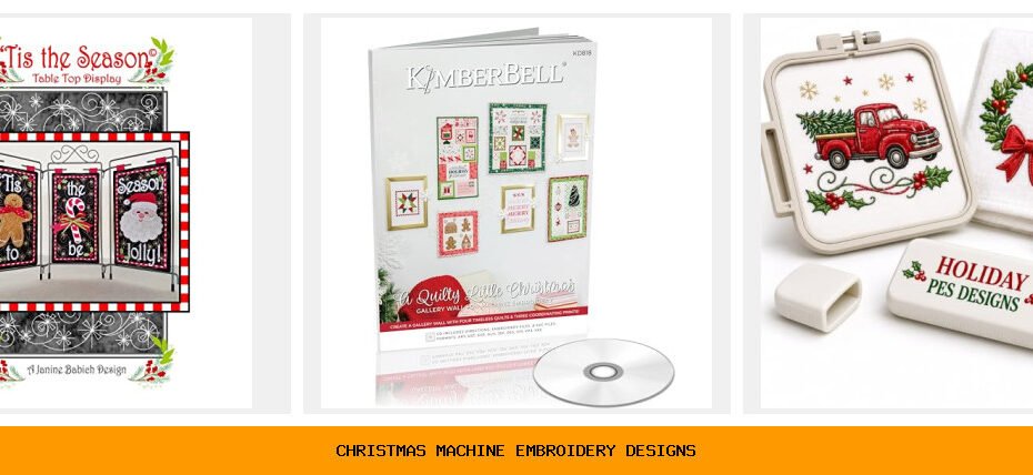 christmas machine embroidery designs