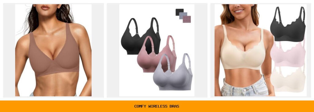 comfy wireless bras