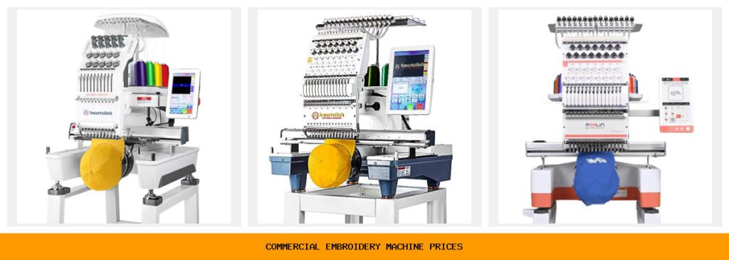 commercial embroidery machine prices