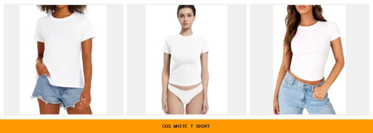 cos white t shirt