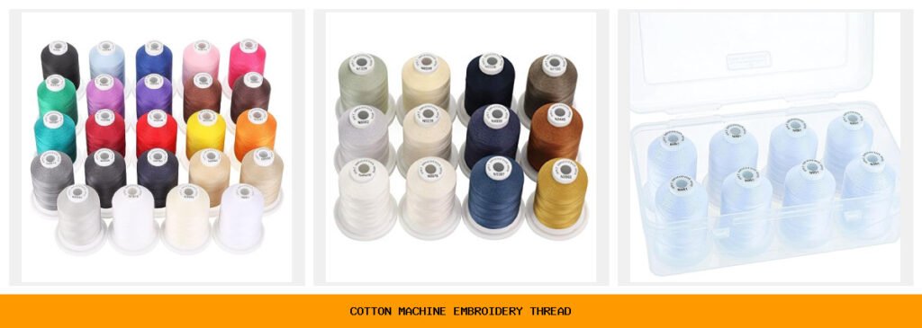 cotton machine embroidery thread