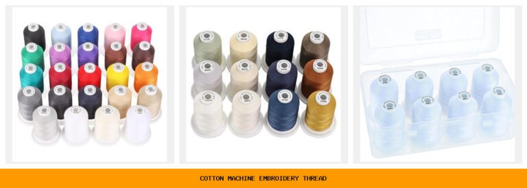 cotton machine embroidery thread