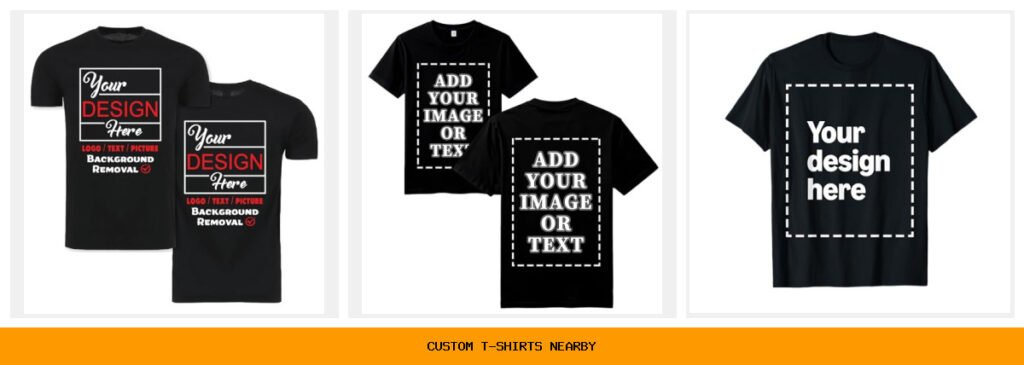 custom t-shirts nearby