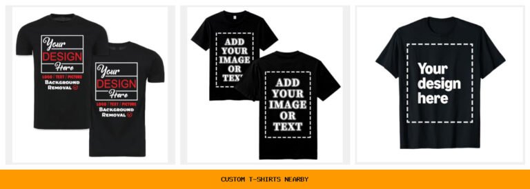 custom t-shirts nearby