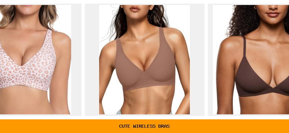 cute wireless bras