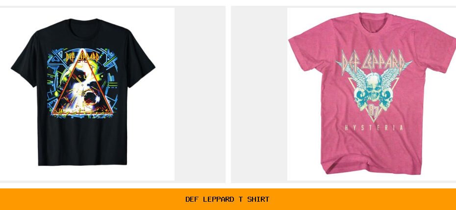 def leppard t shirt