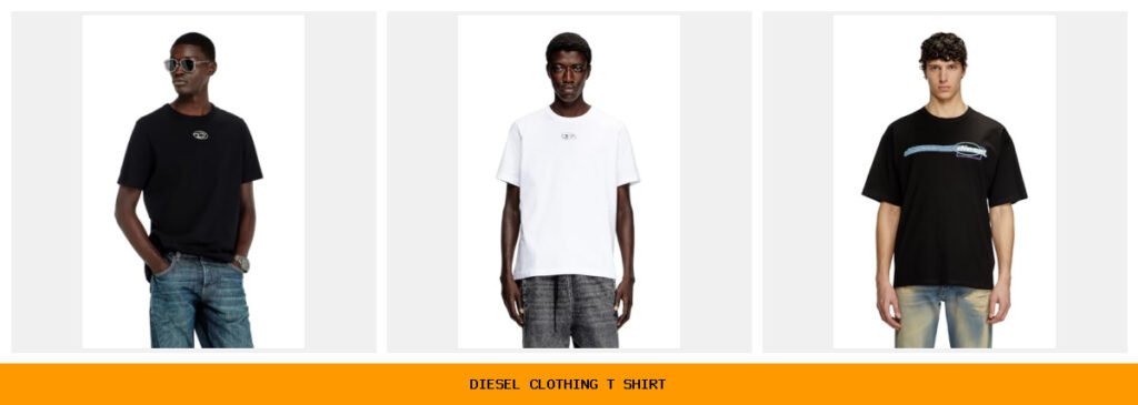 diesel clothing t shirt