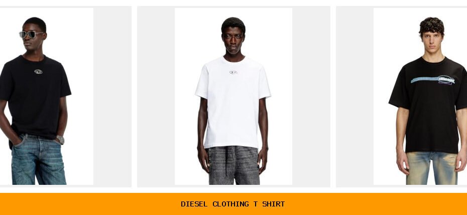 diesel clothing t shirt