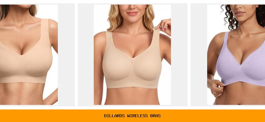 dillards wireless bras
