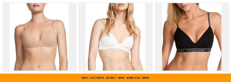 does victoria secret have wireless bras