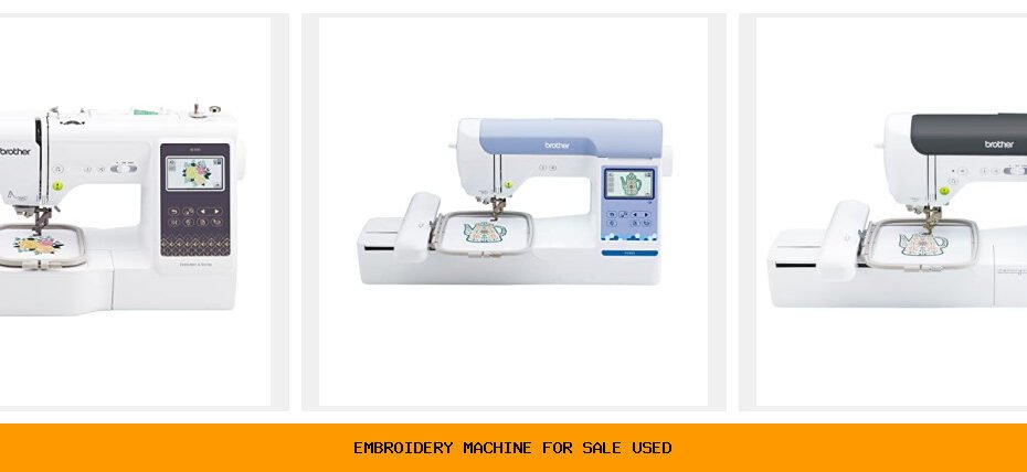 embroidery machine for sale used