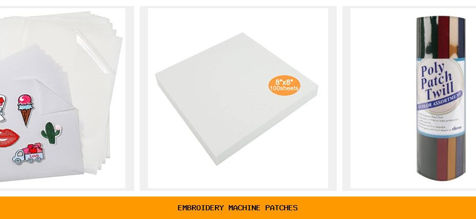 embroidery machine patches