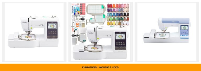 embroidery machines used