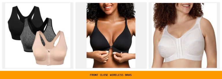 front close wireless bras
