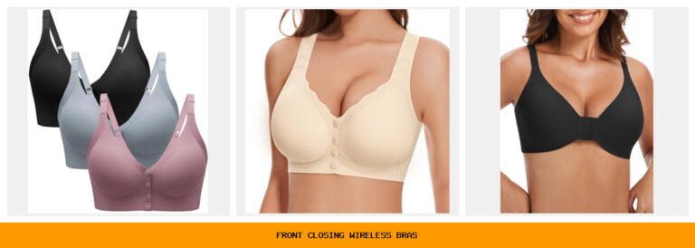 front closing wireless bras