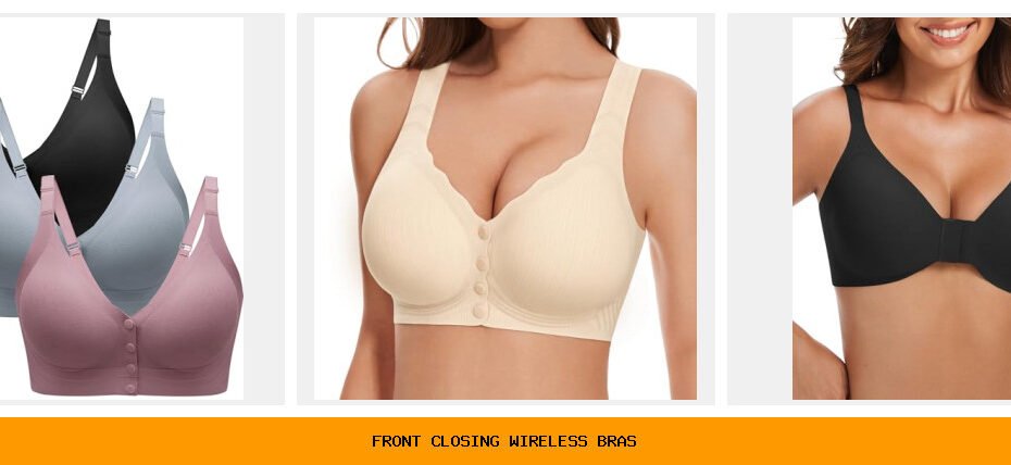 front closing wireless bras