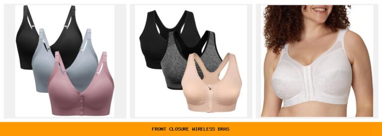 front closure wireless bras