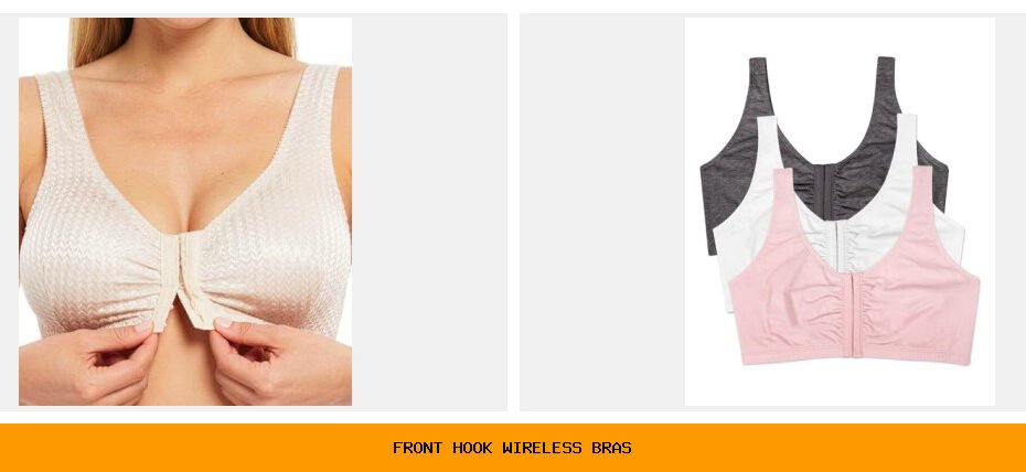 front hook wireless bras