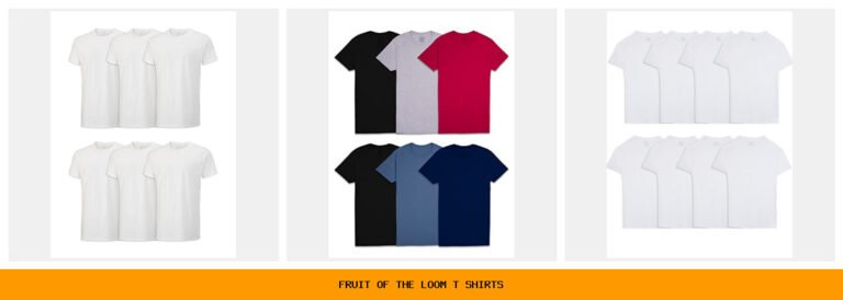 fruit of the loom t shirts