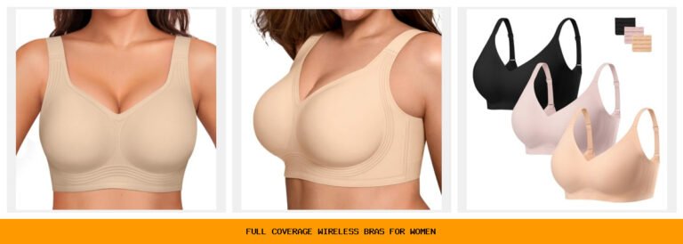 full coverage wireless bras for women