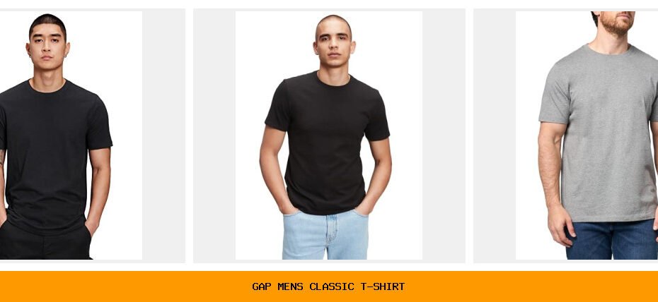 gap men's classic t-shirt