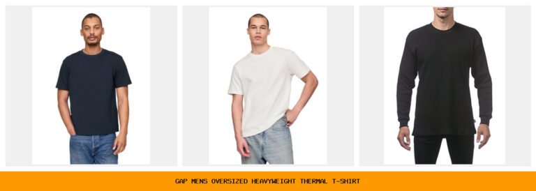 gap men's oversized heavyweight thermal t-shirt
