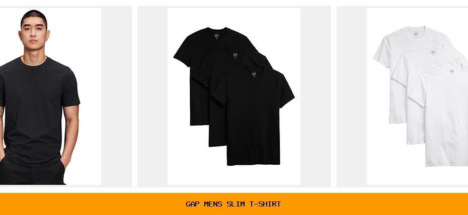 gap men's slim t-shirt