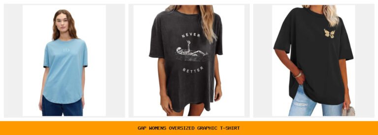 gap women's oversized graphic t-shirt