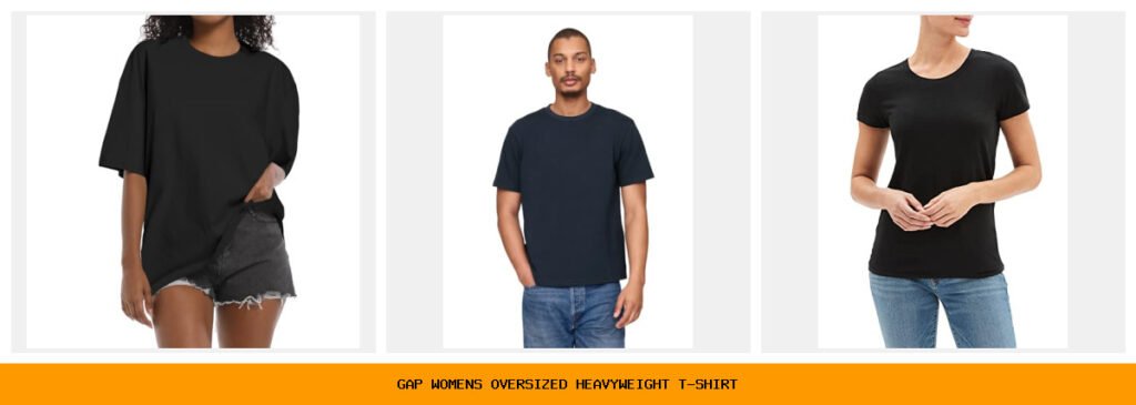 gap women's oversized heavyweight t-shirt