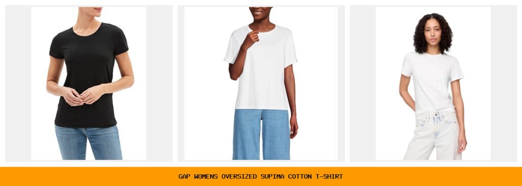 gap women's oversized supima cotton t-shirt