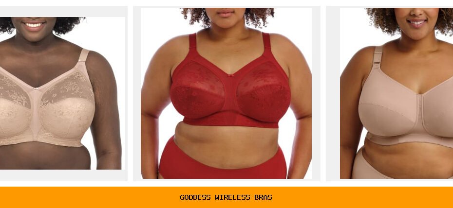 goddess wireless bras