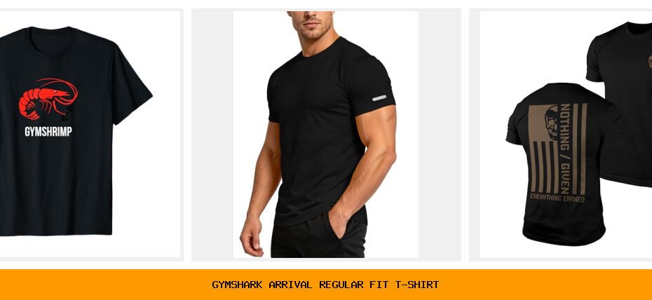 gymshark arrival regular fit t-shirt