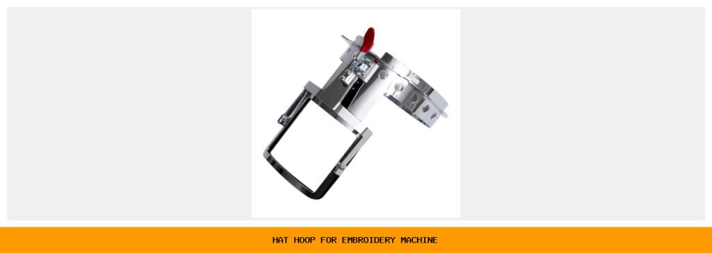 hat hoop for embroidery machine