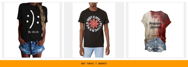 hot topic t shirts