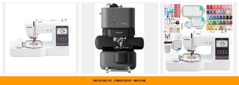 inexpensive embroidery machine