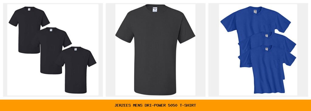 jerzees men's dri-power 50/50 t-shirt
