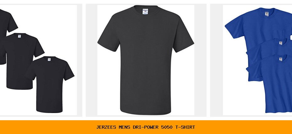 jerzees men's dri-power 50/50 t-shirt