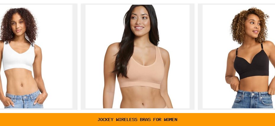 jockey wireless bras for women