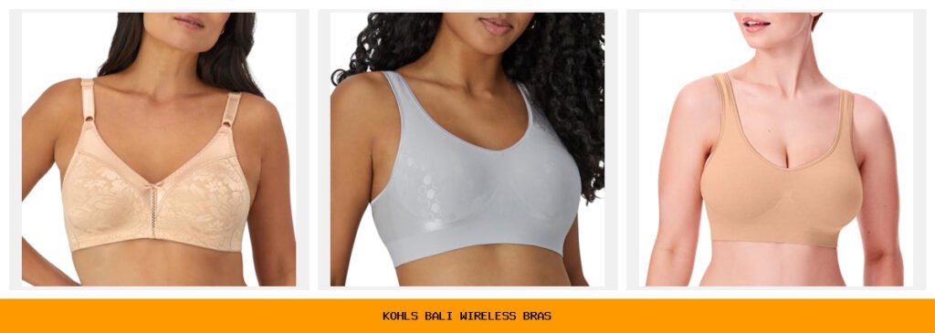 kohl's bali wireless bras