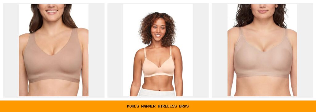 kohl's warner wireless bras