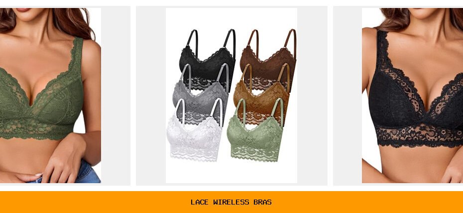 lace wireless bras