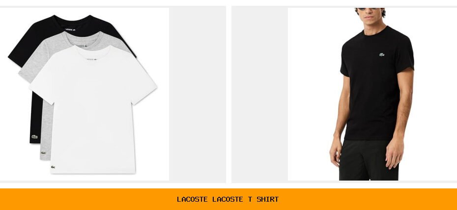 lacoste lacoste t shirt