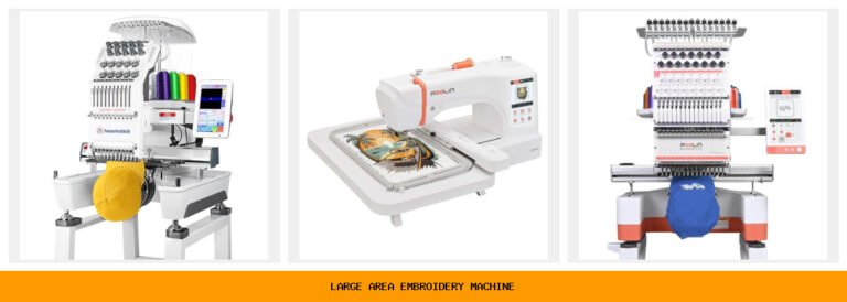 large area embroidery machine