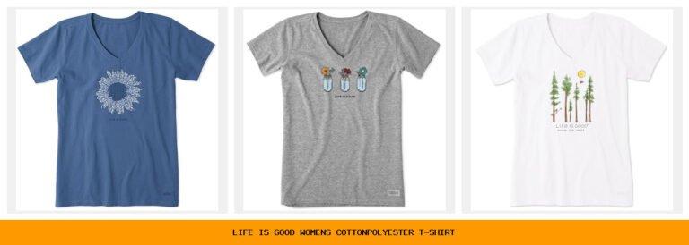 life is good women's cotton/polyester t-shirt