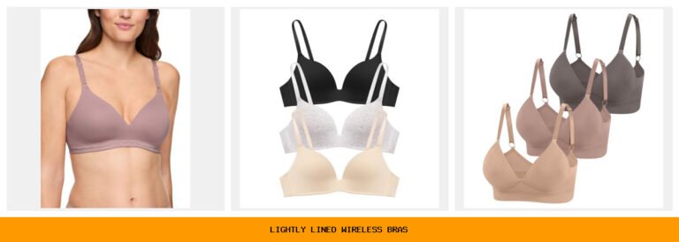 lightly lined wireless bras