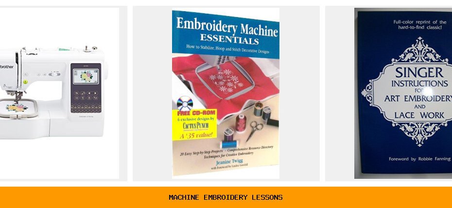 machine embroidery lessons
