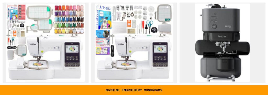 machine embroidery monograms